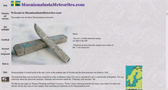Desktop Screenshot of muonionalustameteorites.com
